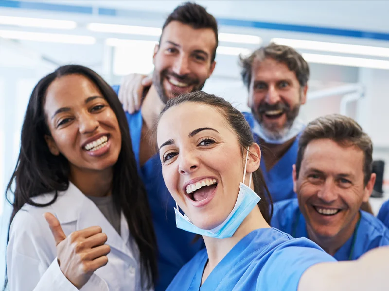 Experienced dental staff in Ontario working with Practizone